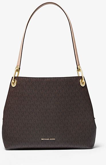 michael kors hobo-bag raven sale booz|Raven Logo Shoulder Bag .